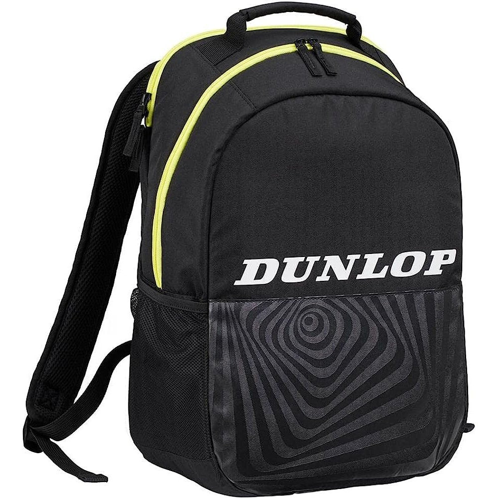 Dunlop Sports SX Club Backpack Tennis Racket Bag V22, Black/Yellow