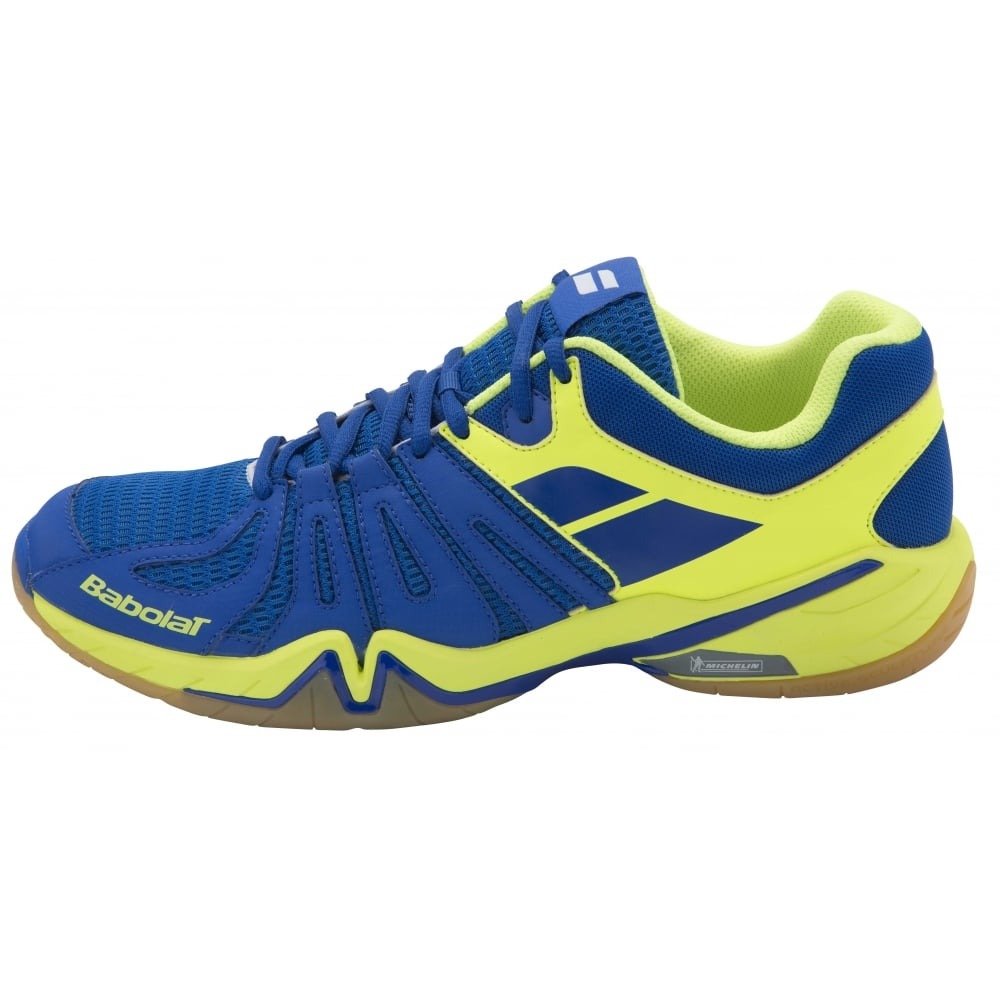 Babolat Shadow Spirit Men's Badmintion Shoe - Blue/Yellow