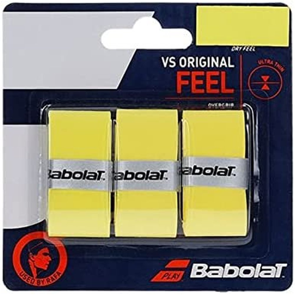 Babolat VS Original X3 Tennis Racquet Overgrip  - Yellow