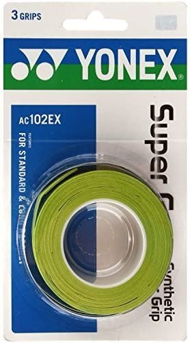 2 Pack - Yonex Super Grap Overgrip 3 Pack (Lime Green) by Yonex