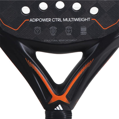 Adidas Adipower CTRL multiweight Padel Paddle - Black/Orange